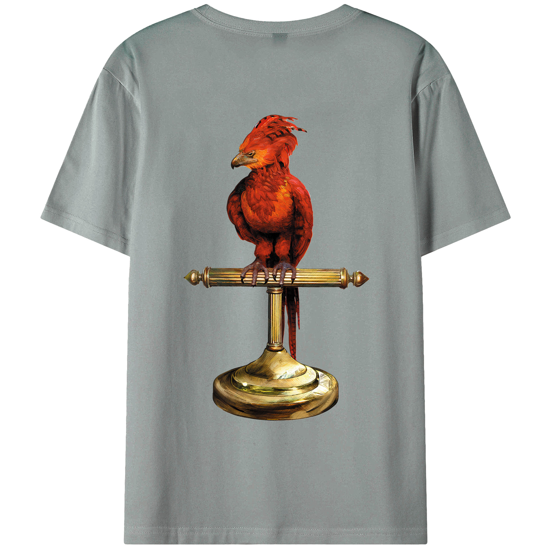 （画像用） Harry Potter ハリー・ポッターシリーズ 綿100％ メンズ半袖Tシャツ（バックプリント） 通気性